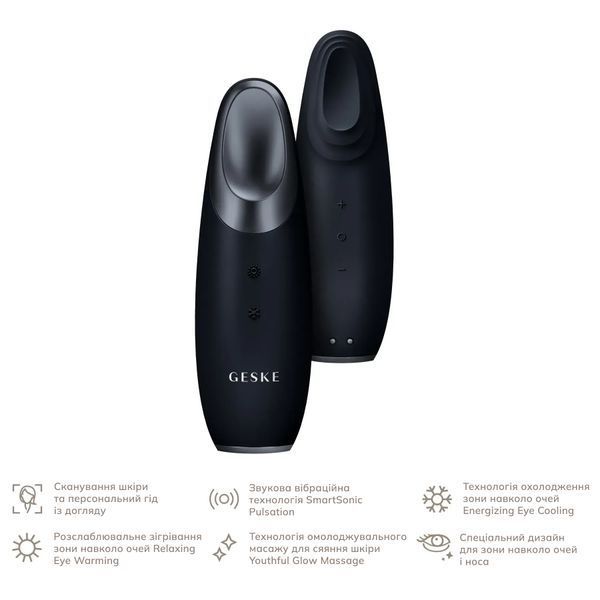 Энерджайзер для глаз GESKE Warm & Cool Eye Energizer 6 в 1, black HB0113