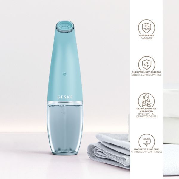 Очищуючий засіб для обличчя GESKE Aqua-Stream Face Cleanser 8 в 1, turquoise HB0404