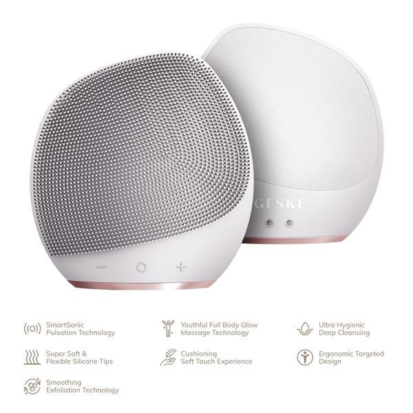 Ультразвукова щітка для тіла та інтенсивний пілінг GESKE Sonic Body Brush & Intensive Exfoliator 7 в 1, starlight HB0359