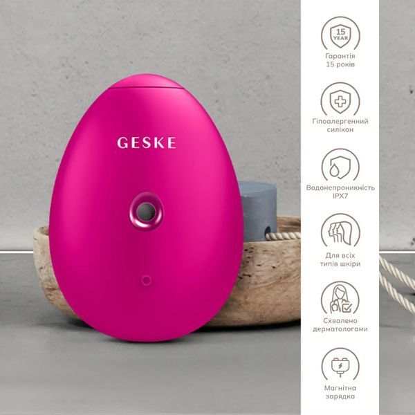 Електронний освіжувач для зволоження обличчя GESKE Facial Hydration Refresher 4 в 1, magenta HB0164