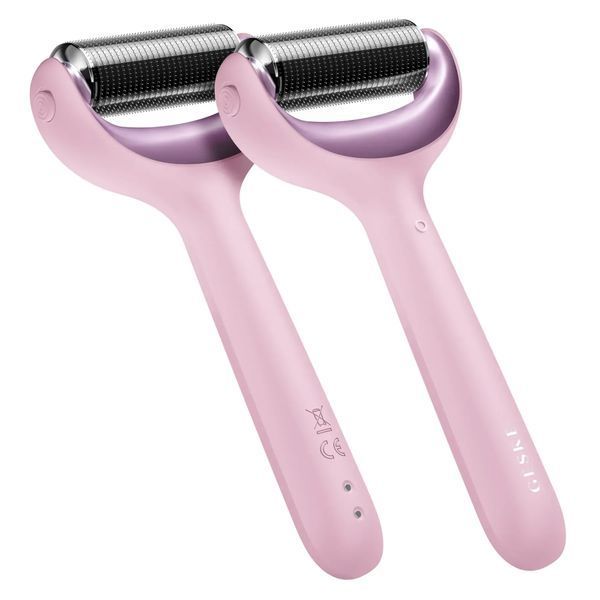 Роллер для игольчатой мезотерапии лица и тела GESKE MicroNeedle Face & Body Roller 9 в 1, pink HB0214