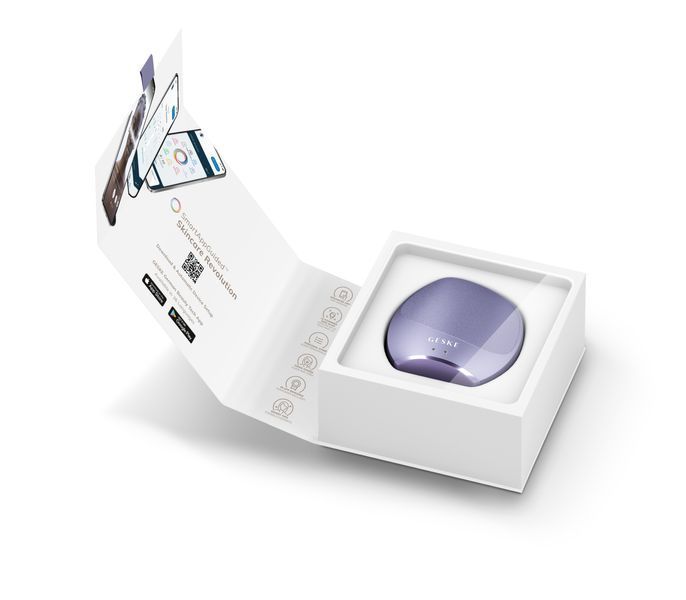 Ультразвуковая щетка для тела и интенсивный пилинг GESKE Sonic Body Brush & Intensive Exfoliator 7 в 1, purple HB0358