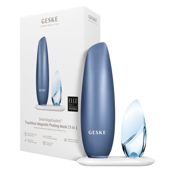 Безконтактна магнітна пілінг-маска GESKE Touchless Magnetic Peeling Mask 5 в 1, aquamarine HB0554 фото