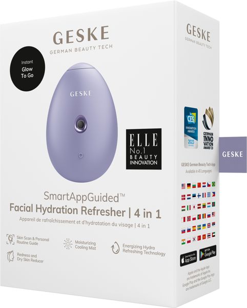 Електронний освіжувач для зволоження обличчя GESKE Facial Hydration Refresher 4 в 1, purple HB0167 фото