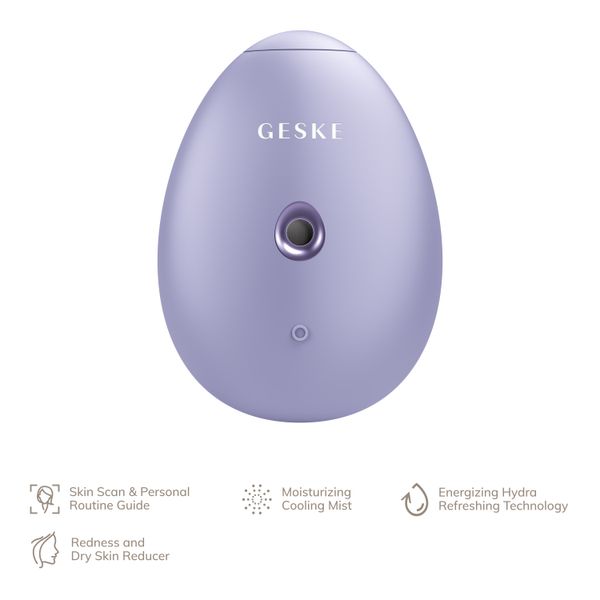 Електронний освіжувач для зволоження обличчя GESKE Facial Hydration Refresher 4 в 1, purple HB0167 фото