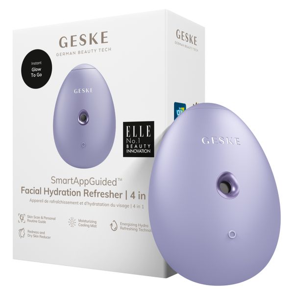 Електронний освіжувач для зволоження обличчя GESKE Facial Hydration Refresher 4 в 1, purple HB0167 фото