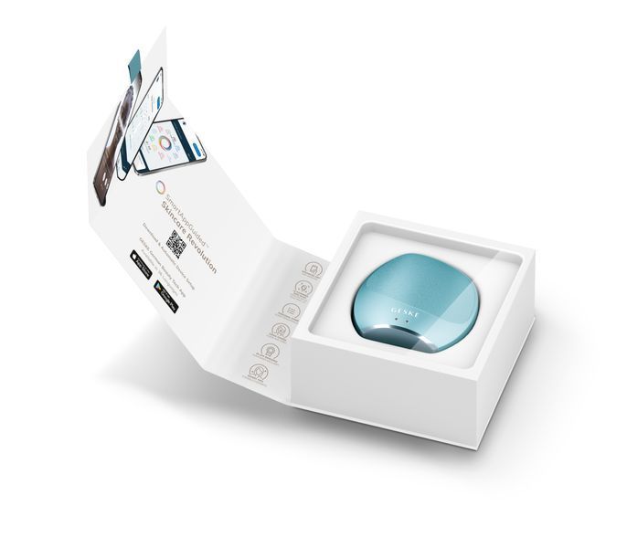 Ультразвуковая щетка для тела и интенсивный пилинг GESKE Sonic Body Brush & Intensive Exfoliator 7 в 1, turquoise HB0360