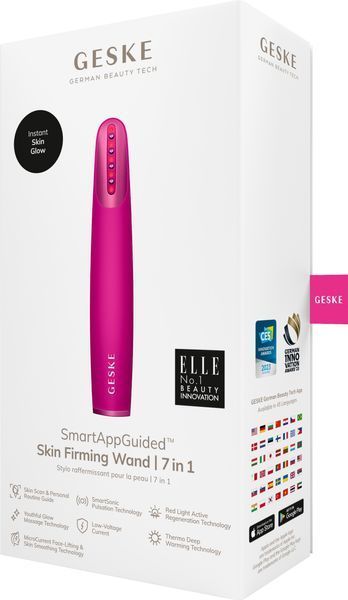 Устройство для укрепления и тонизирования кожи лица GESKE Skin Firming Wand 7 в 1, magenta HB0430