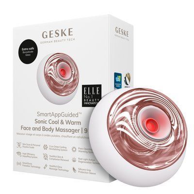Масажер для обличчя та тіла GESKE Sonic Cool & Warm Face and Body Massager 9 в 1 starlight HB0282