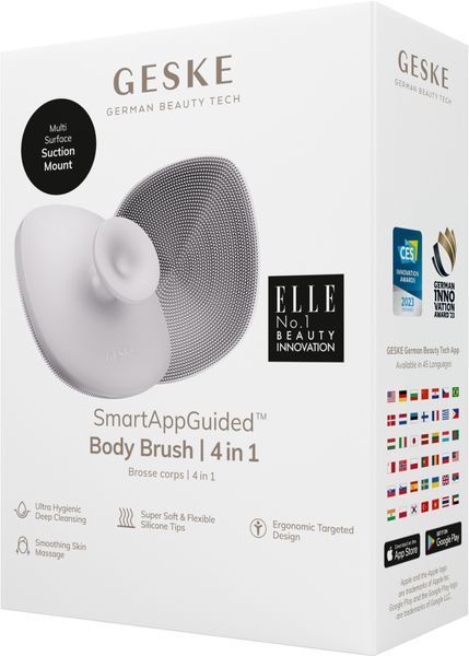 Щітка для тіла GESKE Body Brush 4 в 1, starlight HB0337