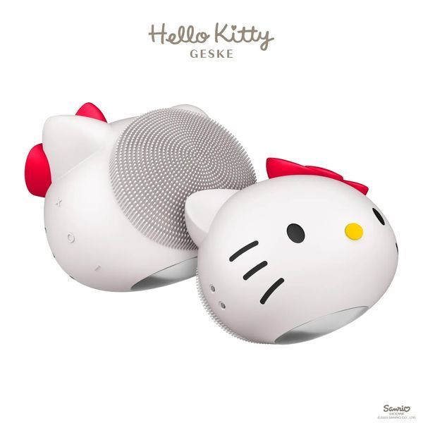 Ультразвуковая щетка для лица GESKE Sonic Facial Brush 4 в 1 by Hello Kitty HB0041