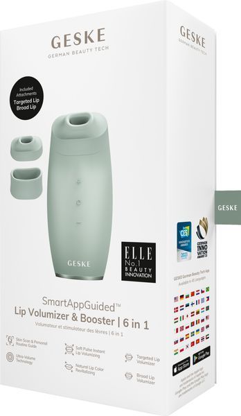 Устройство для увеличения объема губ GESKE Lip Volumizer & Booster 6 в 1, green HB0409