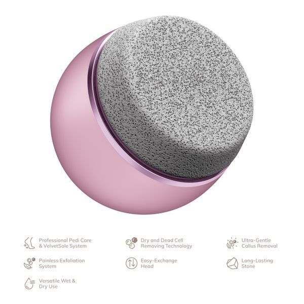 Набір для догляду за стопами GESKE Pumice Stone Callus Remover 7 в 1, pink HB0604