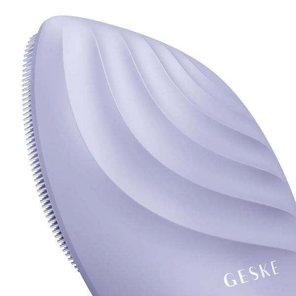 Электронная ультразвуковая щетка для лица GESKE Sonic Facial Brush 5 в 1, purple HB0068