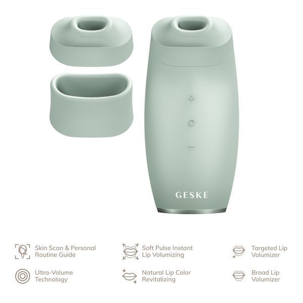 Устройство для увеличения объема губ GESKE Lip Volumizer & Booster 6 в 1, green HB0409