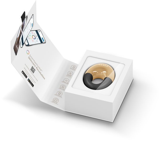 Масажер для очей GESKE Cool & Warm Eye Massager 7 в 1, gray HB0309