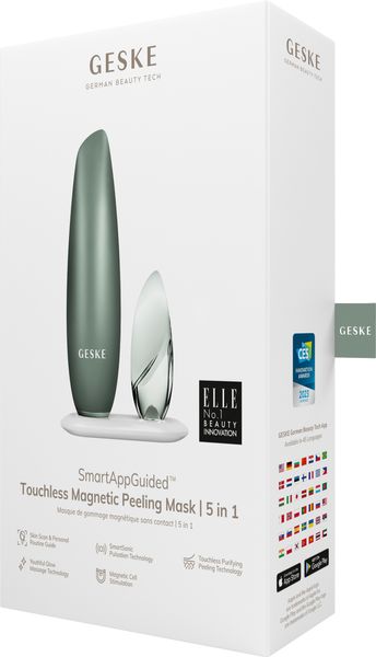 Безконтактна магнітна пілінг-маска GESKE Touchless Magnetic Peeling Mask 5 в 1, green HB0557 фото