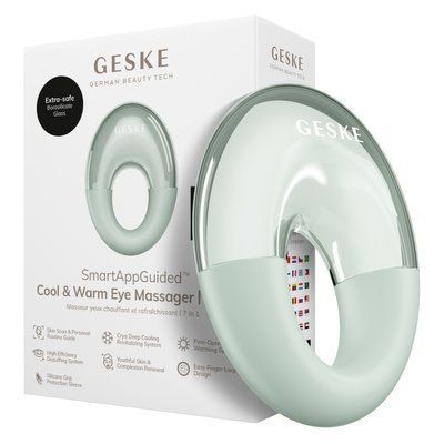 Массажер для глаз GESKE Cool & Warm Eye Massager 7 в 1, green HB0310