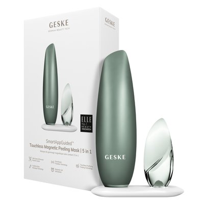 Безконтактна магнітна пілінг-маска GESKE Touchless Magnetic Peeling Mask 5 в 1, green HB0557 фото