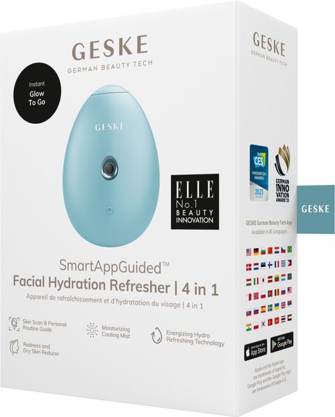 Електронний освіжувач для зволоження обличчя GESKE Facial Hydration Refresher 4 в 1, turquoise HB0169 фото