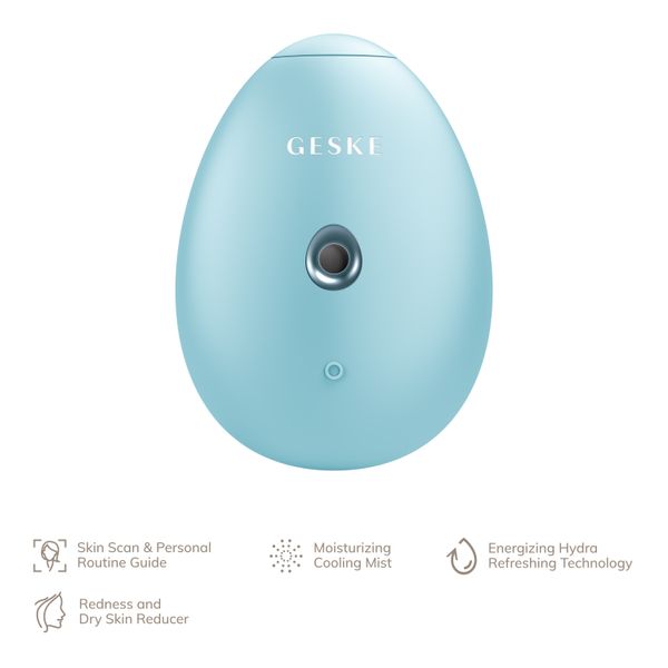 Електронний освіжувач для зволоження обличчя GESKE Facial Hydration Refresher 4 в 1, turquoise HB0169 фото