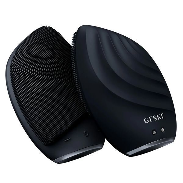 Электронная ультразвуковая щетка для лица GESKE Sonic Facial Brush 5 в 1, black HB0069