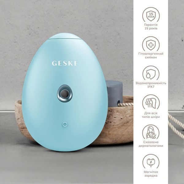 Електронний освіжувач для зволоження обличчя GESKE Facial Hydration Refresher 4 в 1, turquoise HB0169