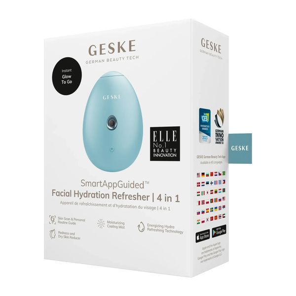 Електронний освіжувач для зволоження обличчя GESKE Facial Hydration Refresher 4 в 1, turquoise HB0169