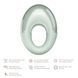 Массажер для глаз GESKE Cool & Warm Eye Massager 7 в 1, green HB0310 фото 2