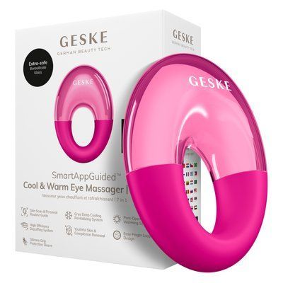 Массажер для глаз GESKE Cool & Warm Eye Massager 7 в 1, magenta HB0311