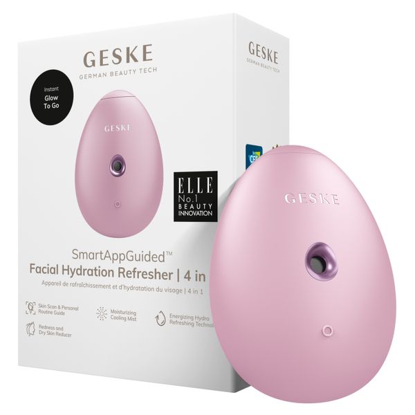 Електронний освіжувач для зволоження обличчя GESKE Facial Hydration Refresher 4 в 1, pink HB0170 фото