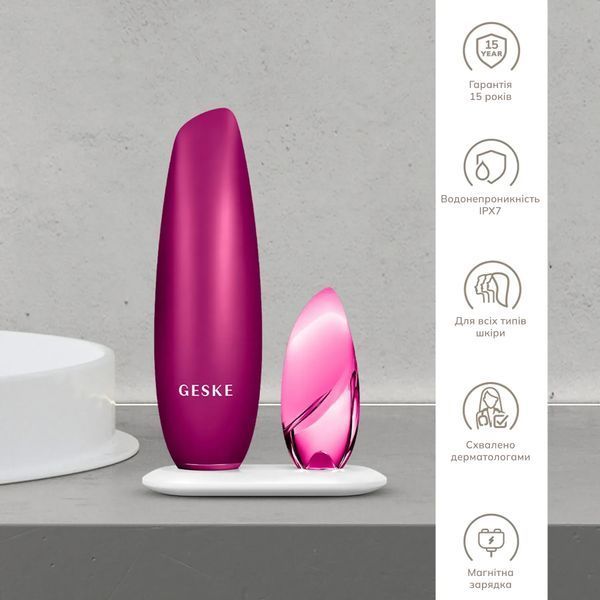 Бесконтактная магнитная пилинг-маска GESKE Touchless Magnetic Peeling Mask 5 в 1, magenta HB0558