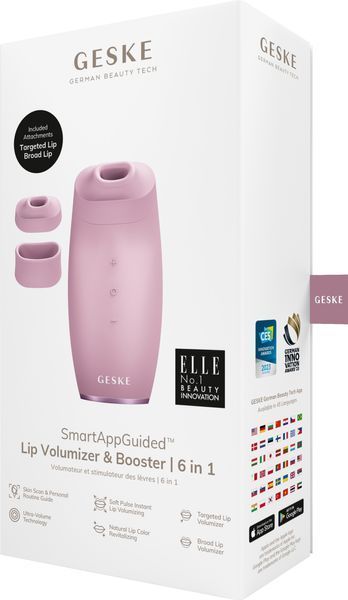 Устройство для увеличения объема губ GESKE Lip Volumizer & Booster 6 в 1, pink HB0412