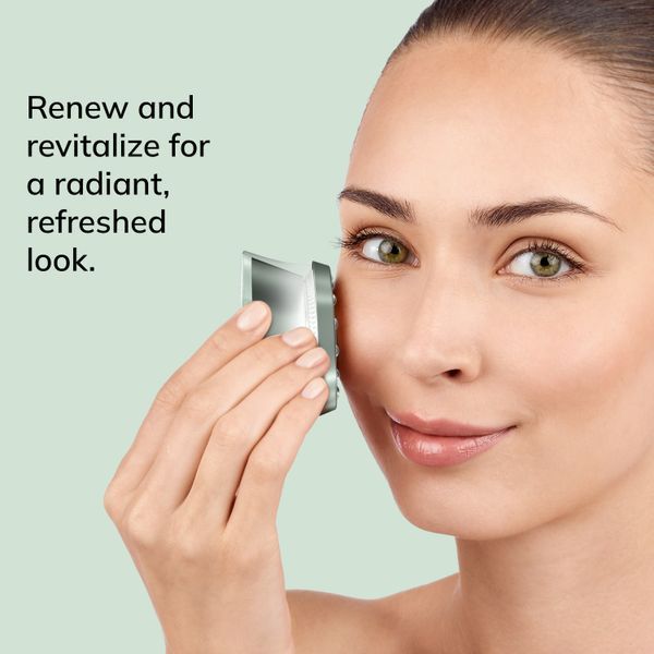 Антивіковий LED-випромінювач для відновлення шкіри обличчя GESKE Anti-Aging Skin Renewer 9в1 green HB0640