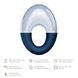 Массажер для глаз GESKE Cool & Warm Eye Massager 7 в 1, midnight HB0312 фото 2