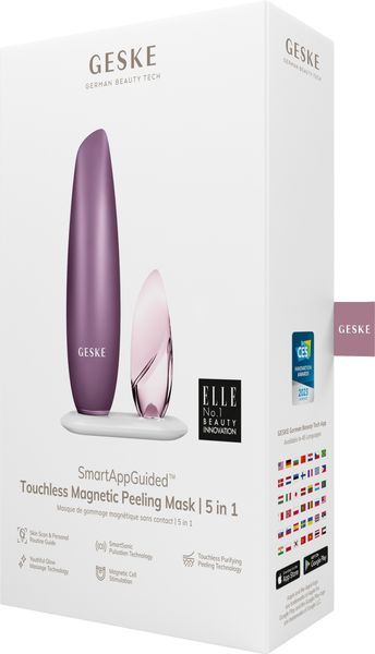 Безконтактна магнітна пілінг-маска GESKE Touchless Magnetic Peeling Mask 5 в 1, pink HB0560 фото