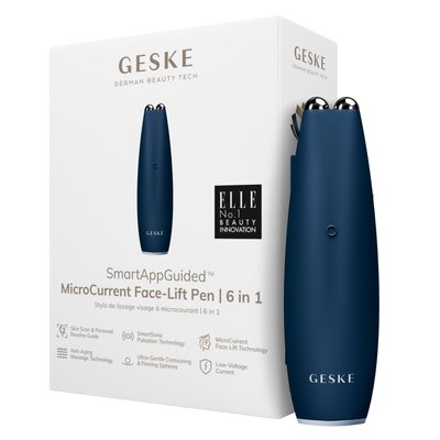 Мікрострумова ручка для підтяжки обличчя GESKE MicroCurrent Face-Lift Pen 6 в 1, midnight HB0122 фото