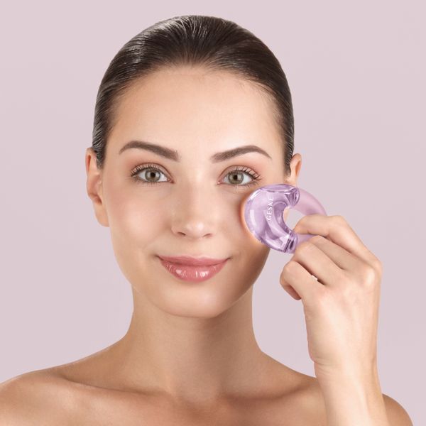 Массажер для глаз GESKE Cool & Warm Eye Massager 7 в 1, pink HB0313