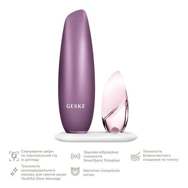 Безконтактна магнітна пілінг-маска GESKE Touchless Magnetic Peeling Mask 5 в 1, pink HB0560