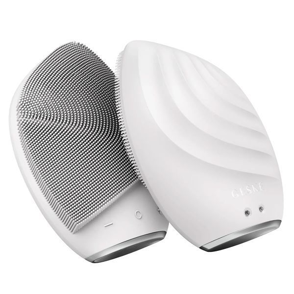 Электронная ультразвуковая щетка для лица GESKE Sonic Facial Brush 5 в 1, white HB0073