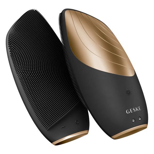 Электронная звуковая термо щетка для лица GESKE Sonic Thermo Facial Brush 6 в 1, gray HB0075