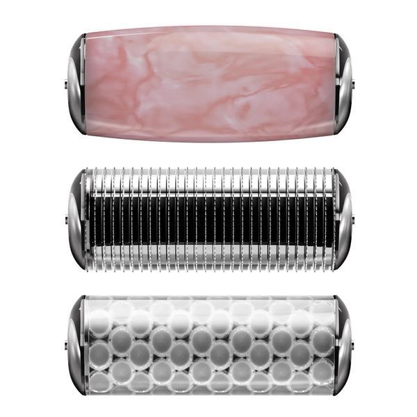 Ролер для голкової мезотерапії обличчя та тіла GESKE MicroNeedle Face & Body Roller 9 в 1, green HB0026