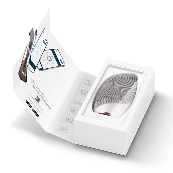 Электронная звуковая термо щетка для лица GESKE Sonic Thermo Facial Brush 6 в 1, starlight HB0077