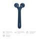 Электронный ультразвуковой ролик для лица GESKE Sonic Facial Roller 4 в 1, midnight HB0177 фото 2