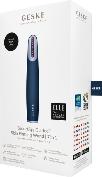 Устройство для укрепления и тонизирования кожи лица GESKE Skin Firming Wand 7 в 1, midnight HB0431