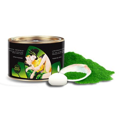 Сіль для ванни Shunga Oriental Crystals Bath Salts ORGANIC – Lotus Flower (600 г) сіль Мертвого моря SO3848 фото