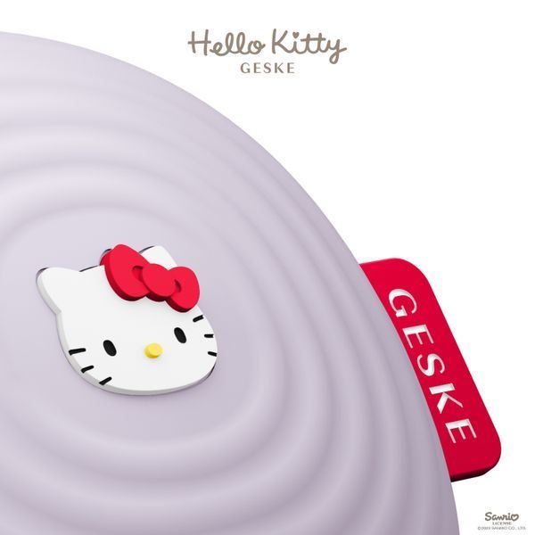 Электронная ультразвуковая щетка для лица GESKE Sonic Facial Brush 4 в 1 by Hello Kitty, purple HB0242