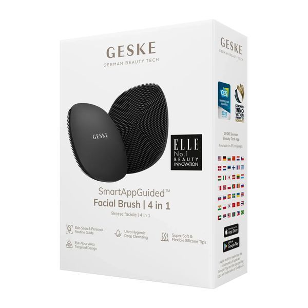 Щетка для лица GESKE Facial Brush 4 в 1, gray HB0042