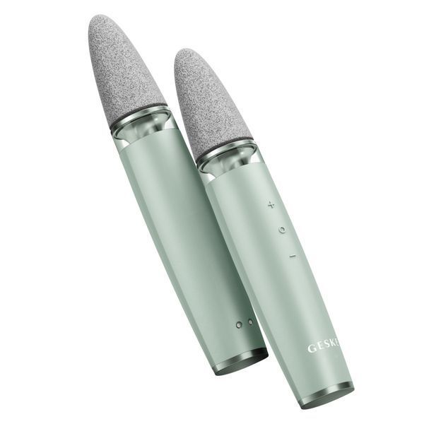 Шліфувальна пилка для стоп з додатковими насадками GESKE Electric Pumice Foot Smoothing Multi-Pen 8 в 1, green HB0530