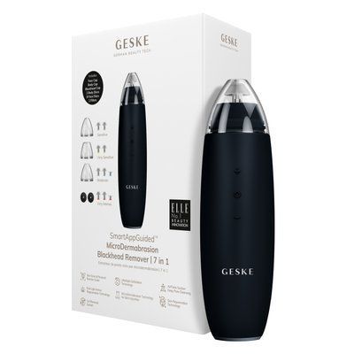 Мікродермабразійний пристрій для видалення чорних цяток GESKE MicroDermabrasion Blackhead Remover 7 в 1, black HB0566